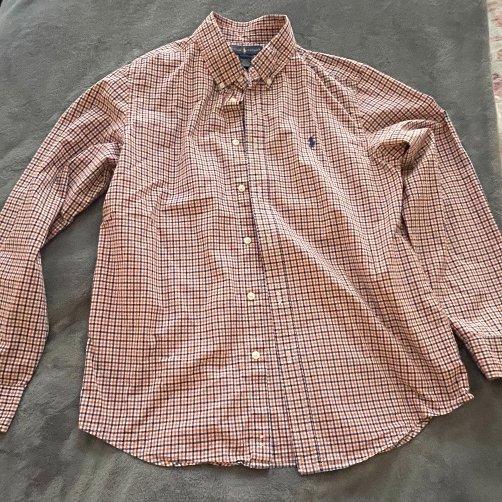 Ralph Lauren plaid poplin shirt